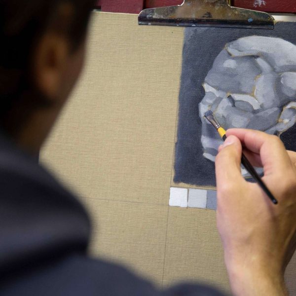 Study Chiaroscuro Portraiture Painting Technique at Sunny Art Centre Covent Garden  