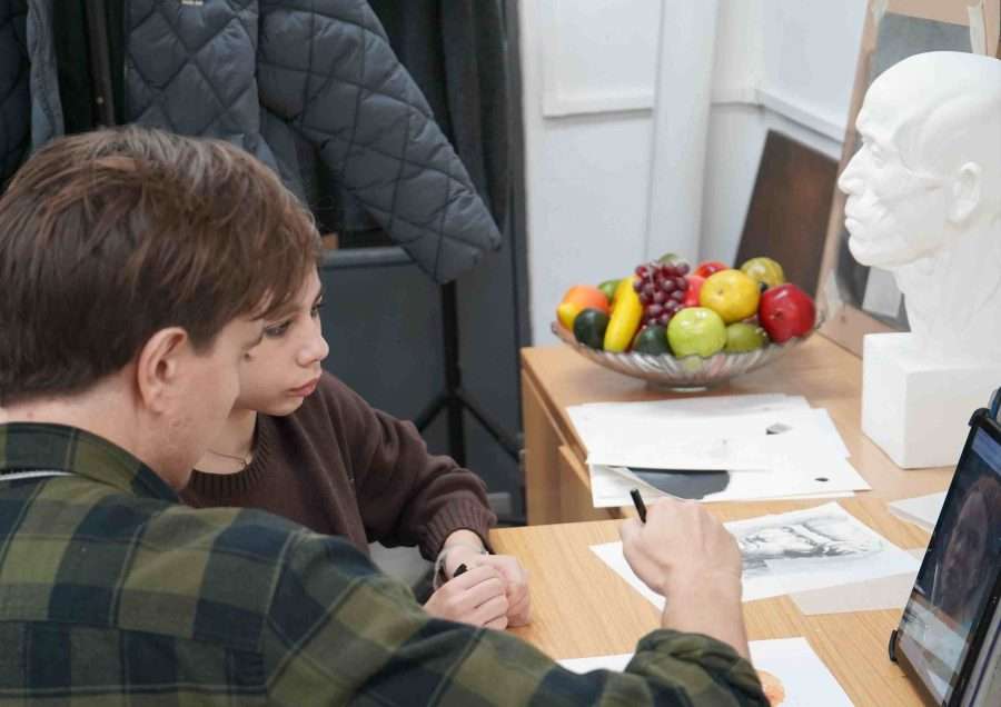 Kids art lesson