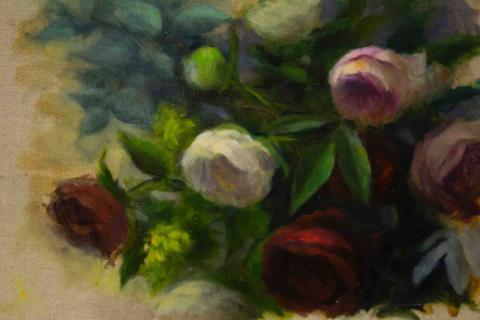 Still Life Painting Study - Peonies/Roses